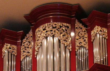 Carved wood ornament, Vassar College, Poughkeepsie, NY